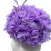 Stunning petal encrusted lavender headpiece with silver detail.
